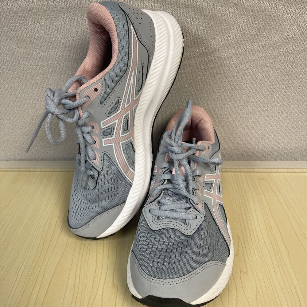 ASICS GEL-Contend 8 Women's Running Shoes Piedmont Grey Frosted Rose US Size 6